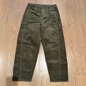 HABITUAL EVIE CORDUROY BARREL size 4 / 27 green